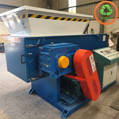 quality कचरा कपड़ा हार्ड प्लास्टिक बुना बैग लकड़ी रबर Shredder प्रसंस्करण के लिए एकल शाफ्ट factory